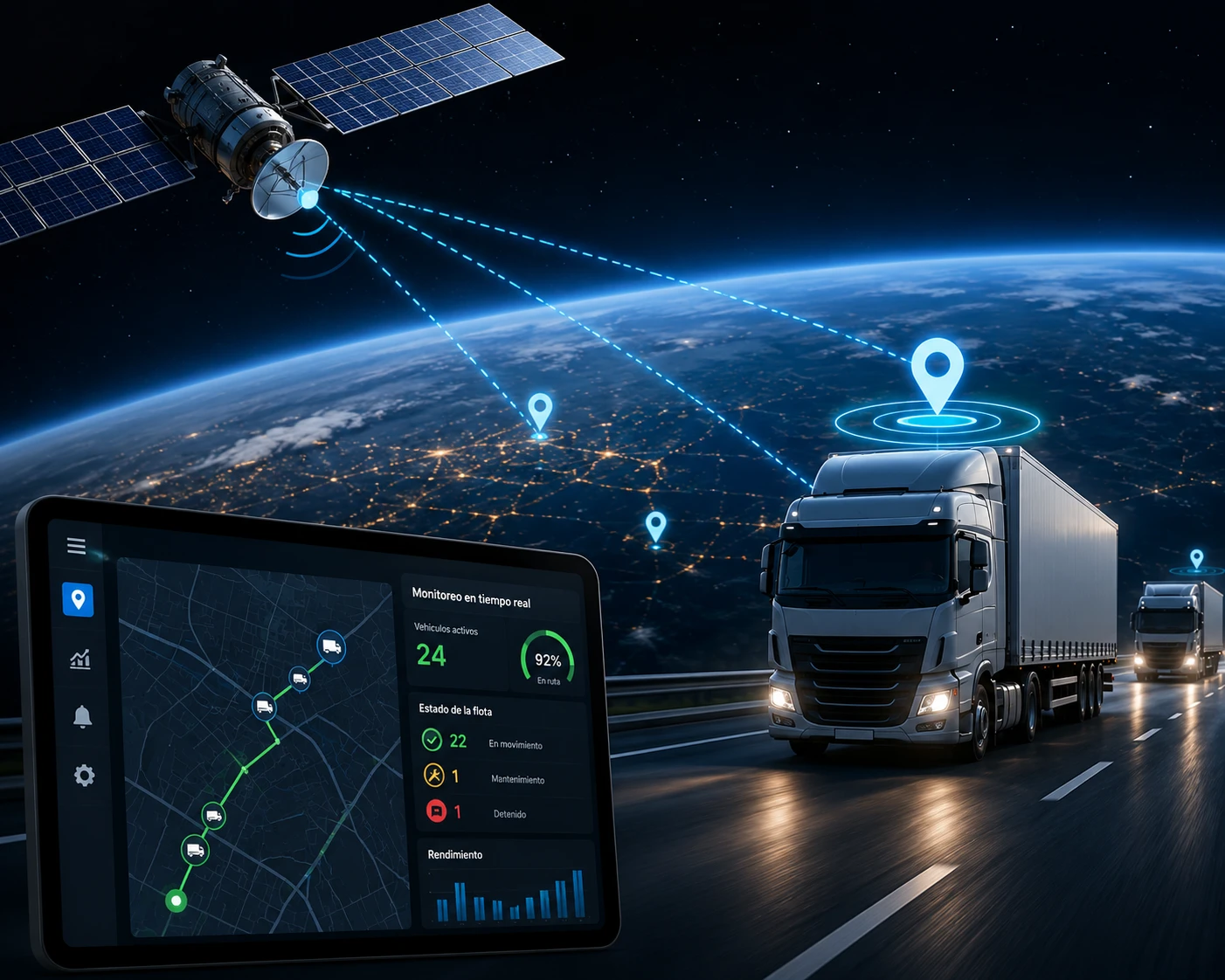 Sistema de Monitoreo Satelital de Transporte Alvore